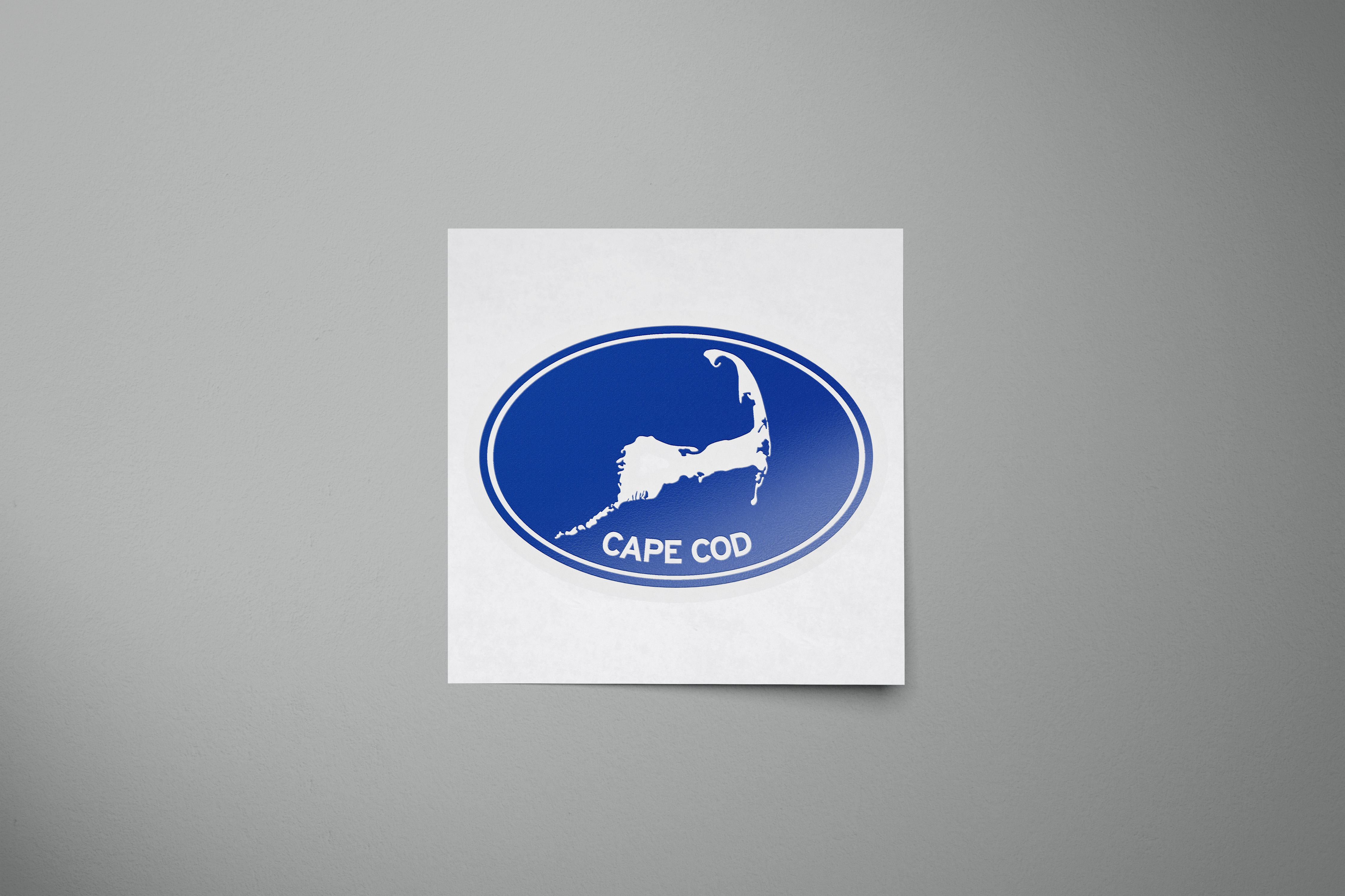 Cape Cod Euro Cutout Sticker