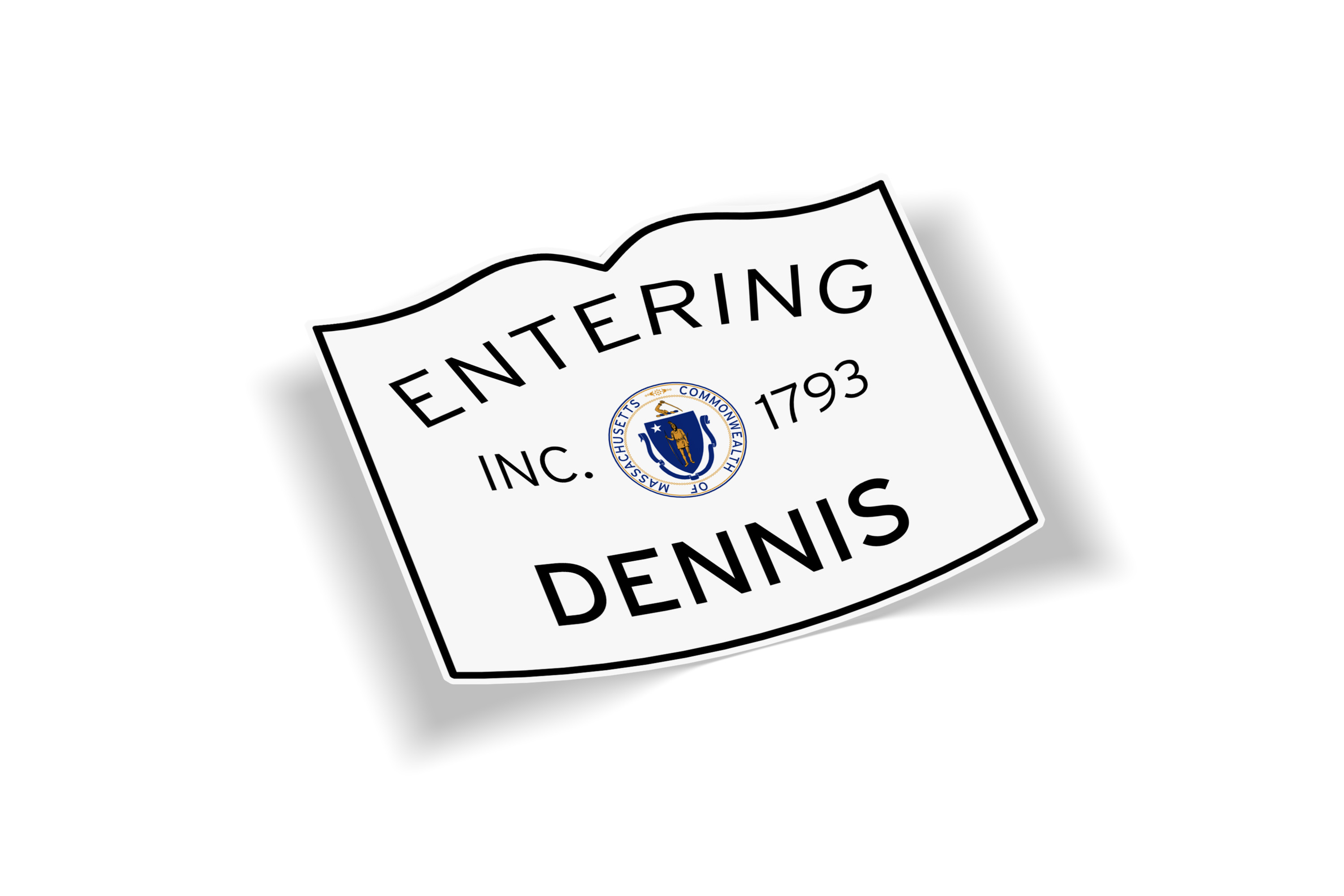 Entering Dennis Sticker