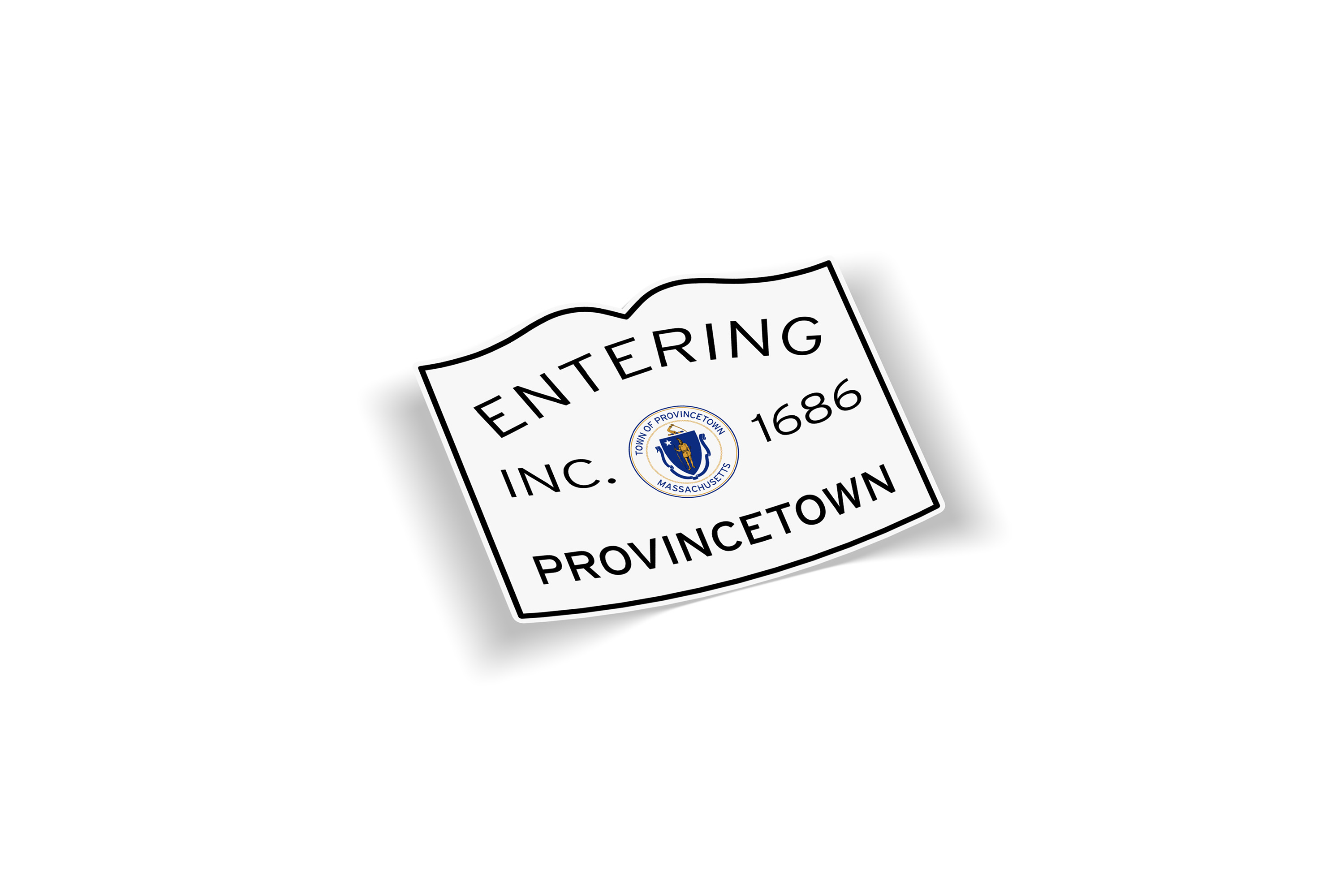 Entering Provincetown Sticker