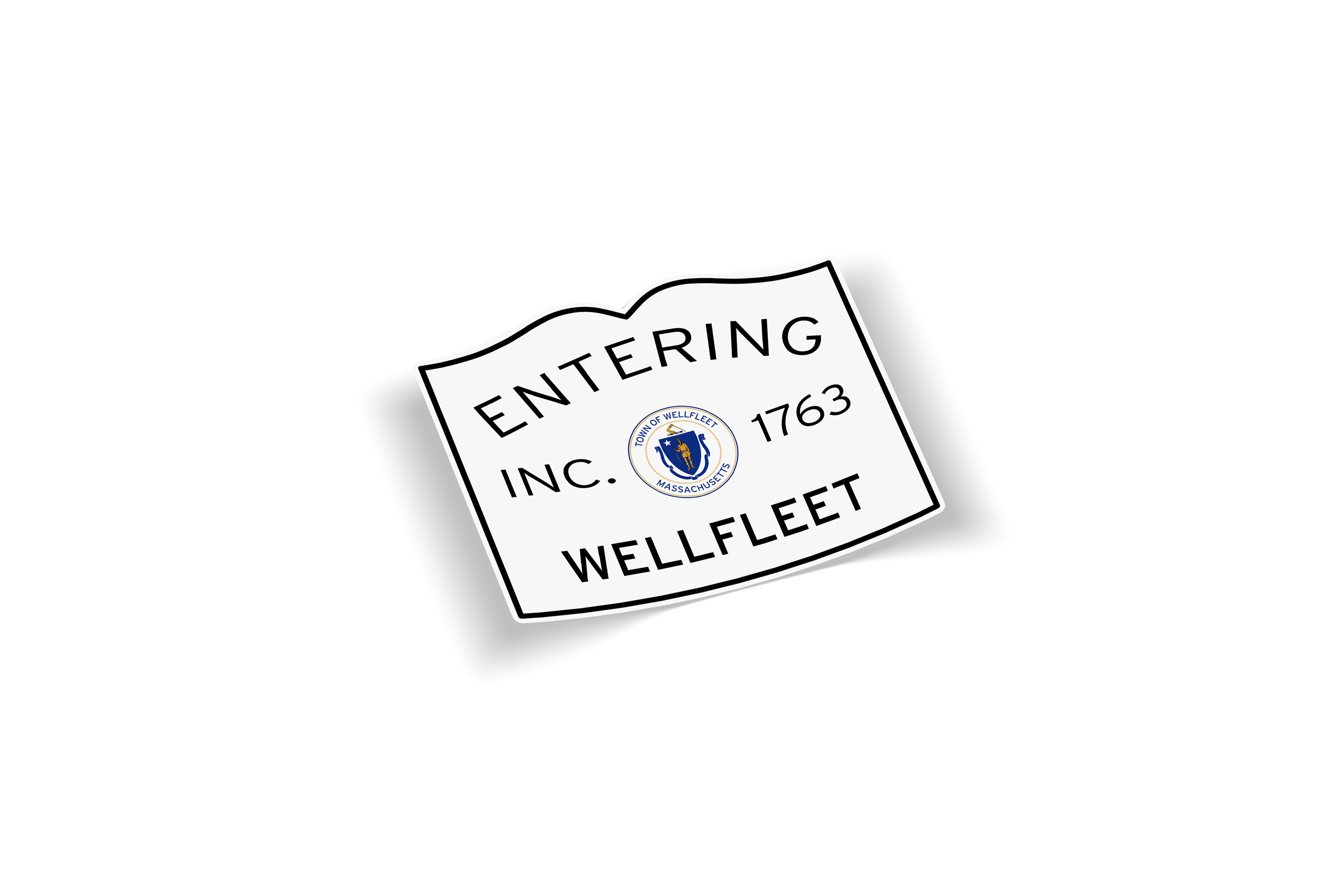 Entering Wellfleet Sticker