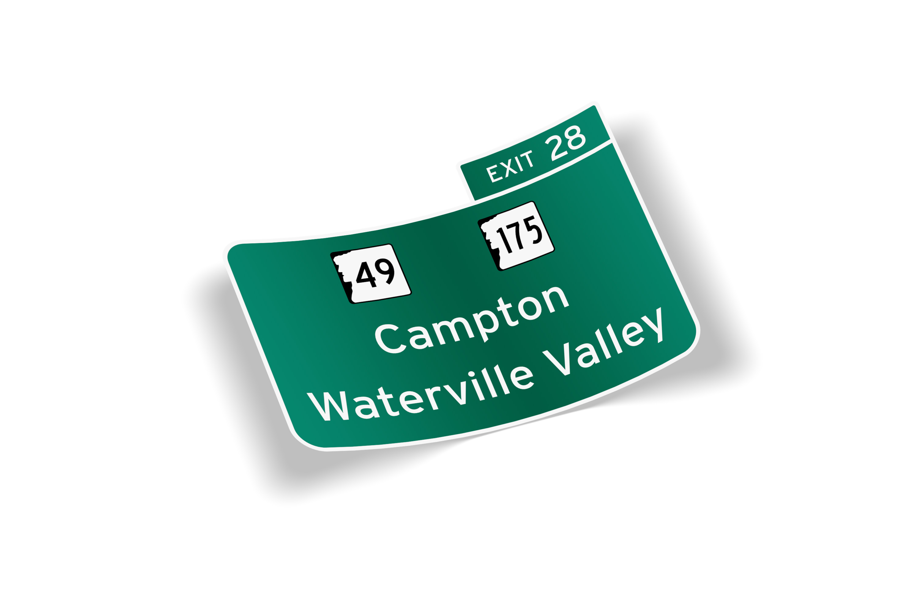 Exit 28 Waterville Valley Sticker