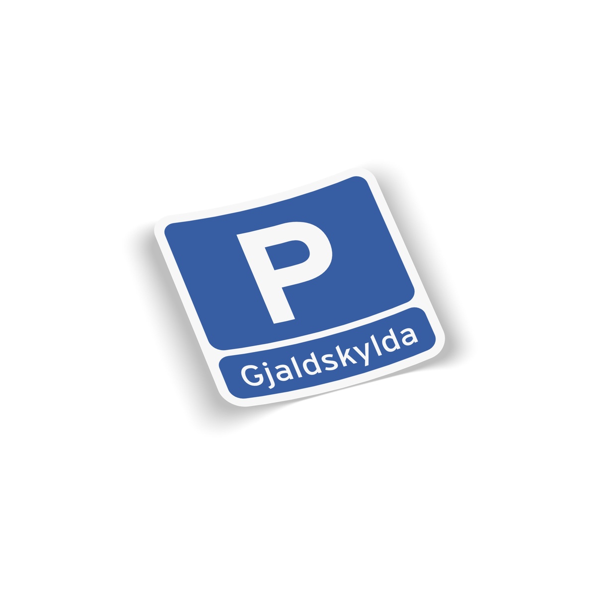 Iceland Gjaldskylda Sticker
