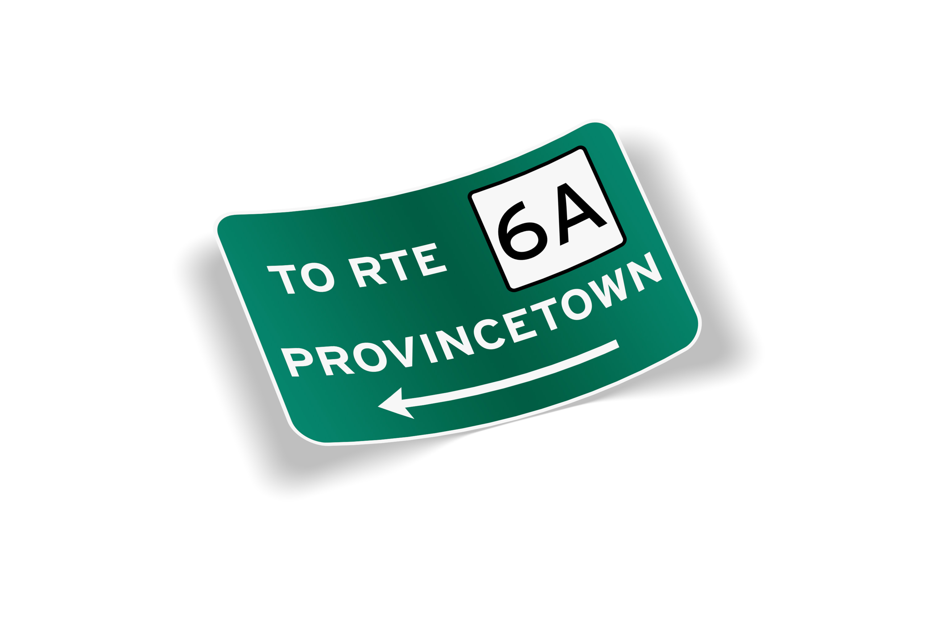 Provincetown Route 6A Sticker