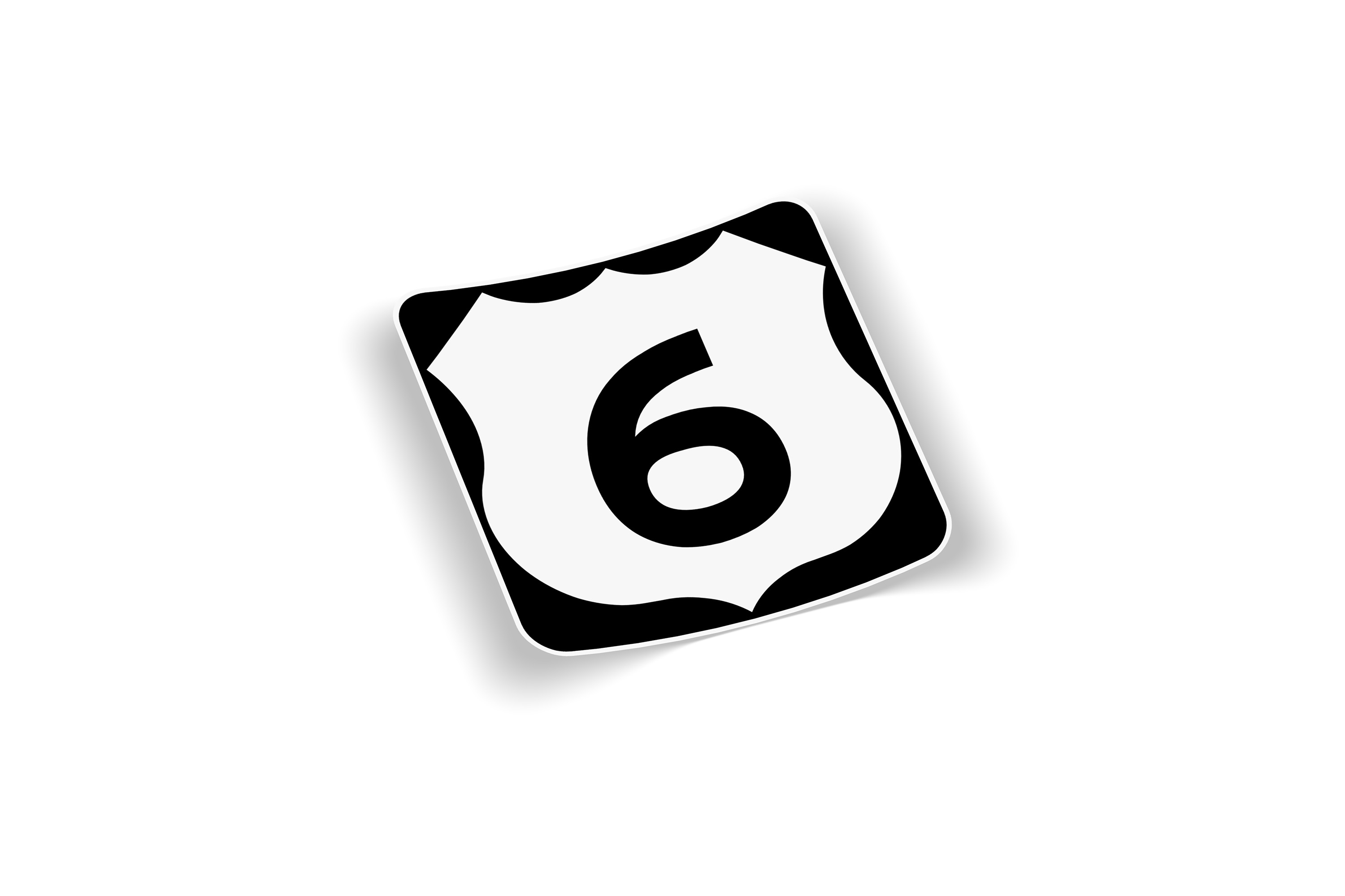 US Route 6 Highway Shield Sticker