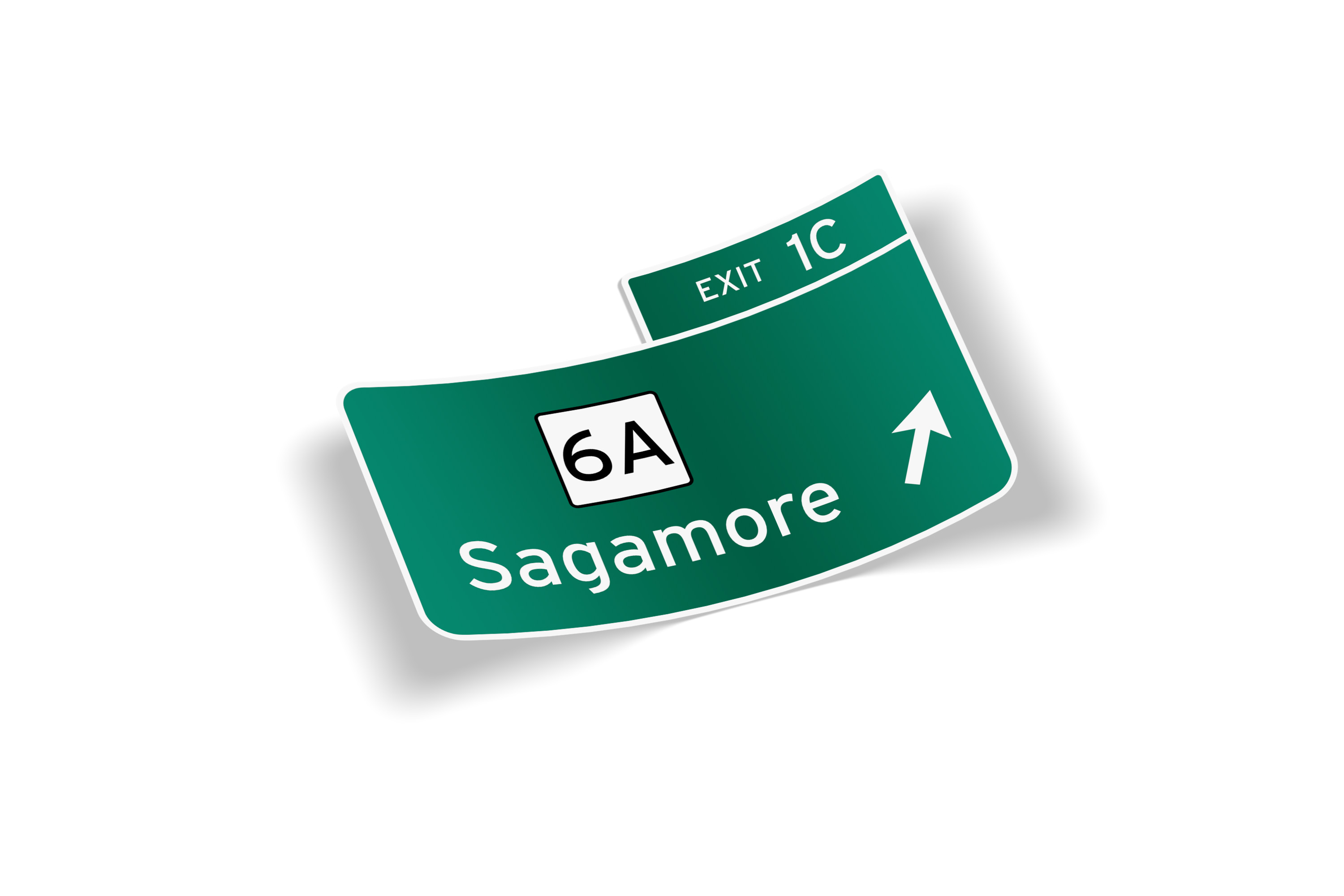 Cape Cod Route 6 Exit 1C Sticker
