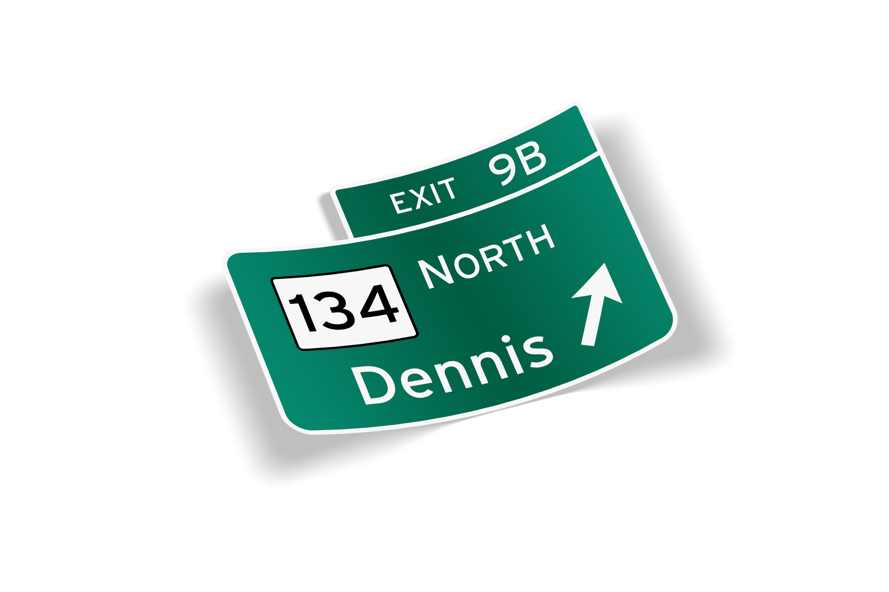 Cape Cod Route 6 Exit 9B Sticker