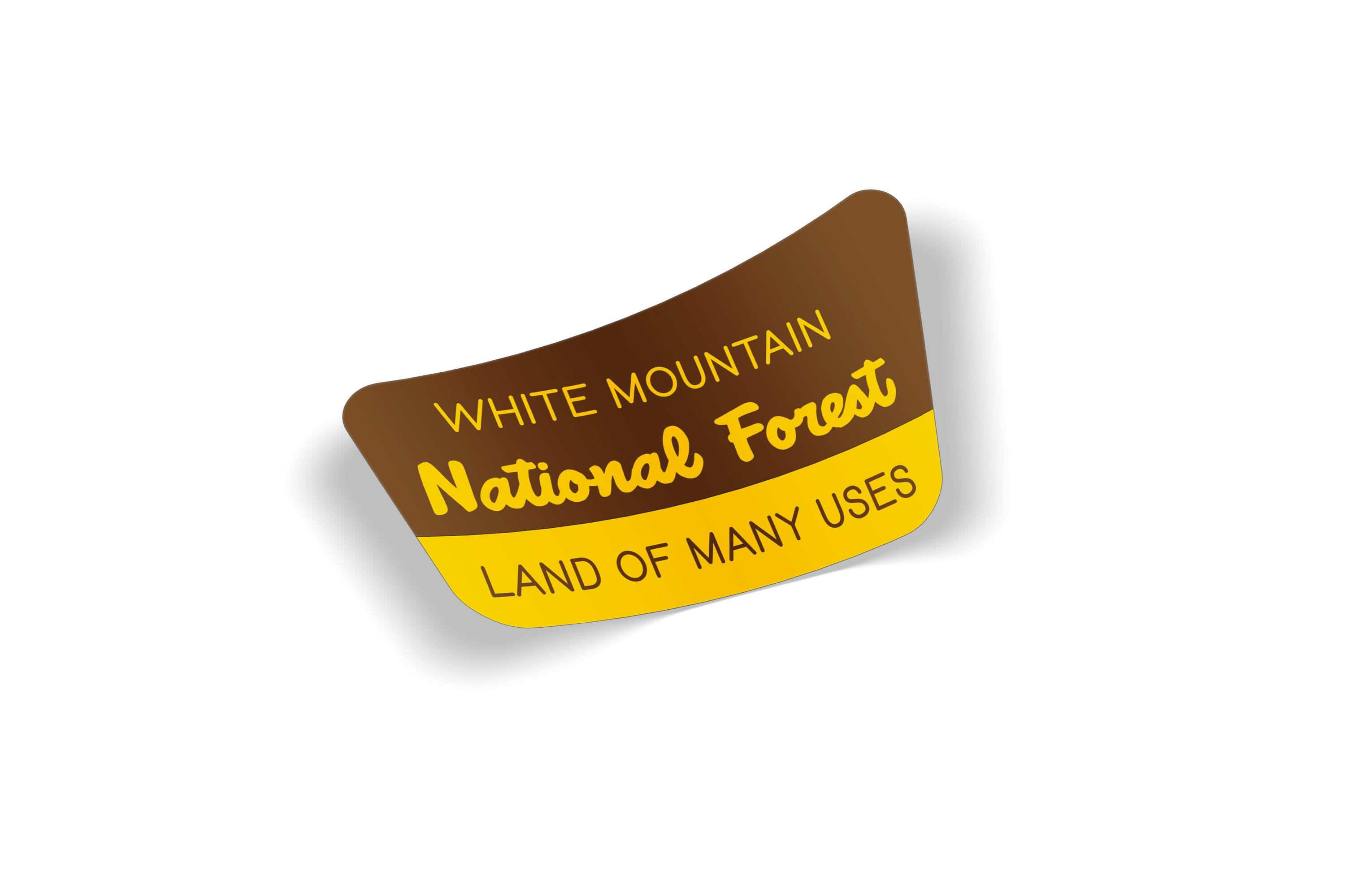 White Mountain National Forest Land of Many Uses Sticker